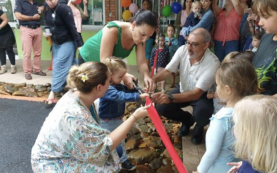 Inauguration du jardin sensoriel à la Maison du Petit Enfant